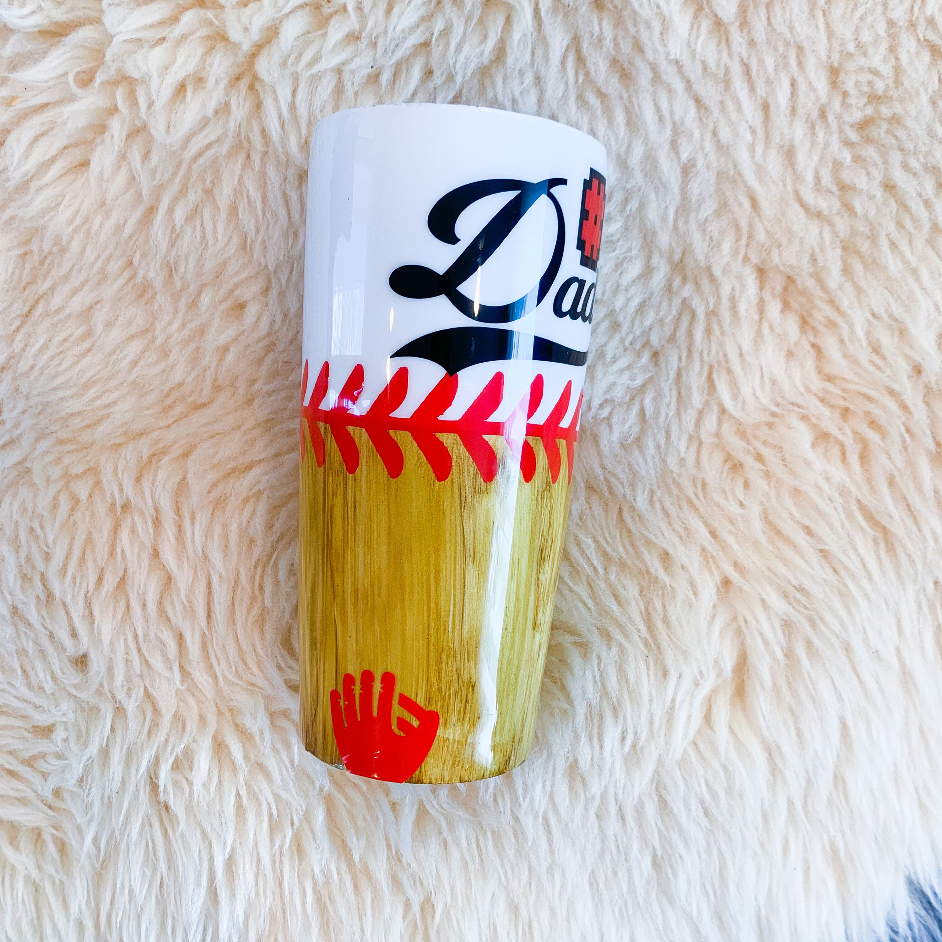 1 Dad Baseball tumbler Personalized gift for Dad Baseball Etsy