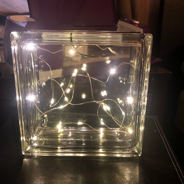 Decorative Glass Cube Etsy