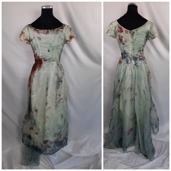 Zombie Dress, Halloween, Walking Dead, Bloody, Zom