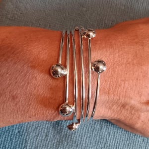Vintage Sterling Silver Cuff Bracelet
