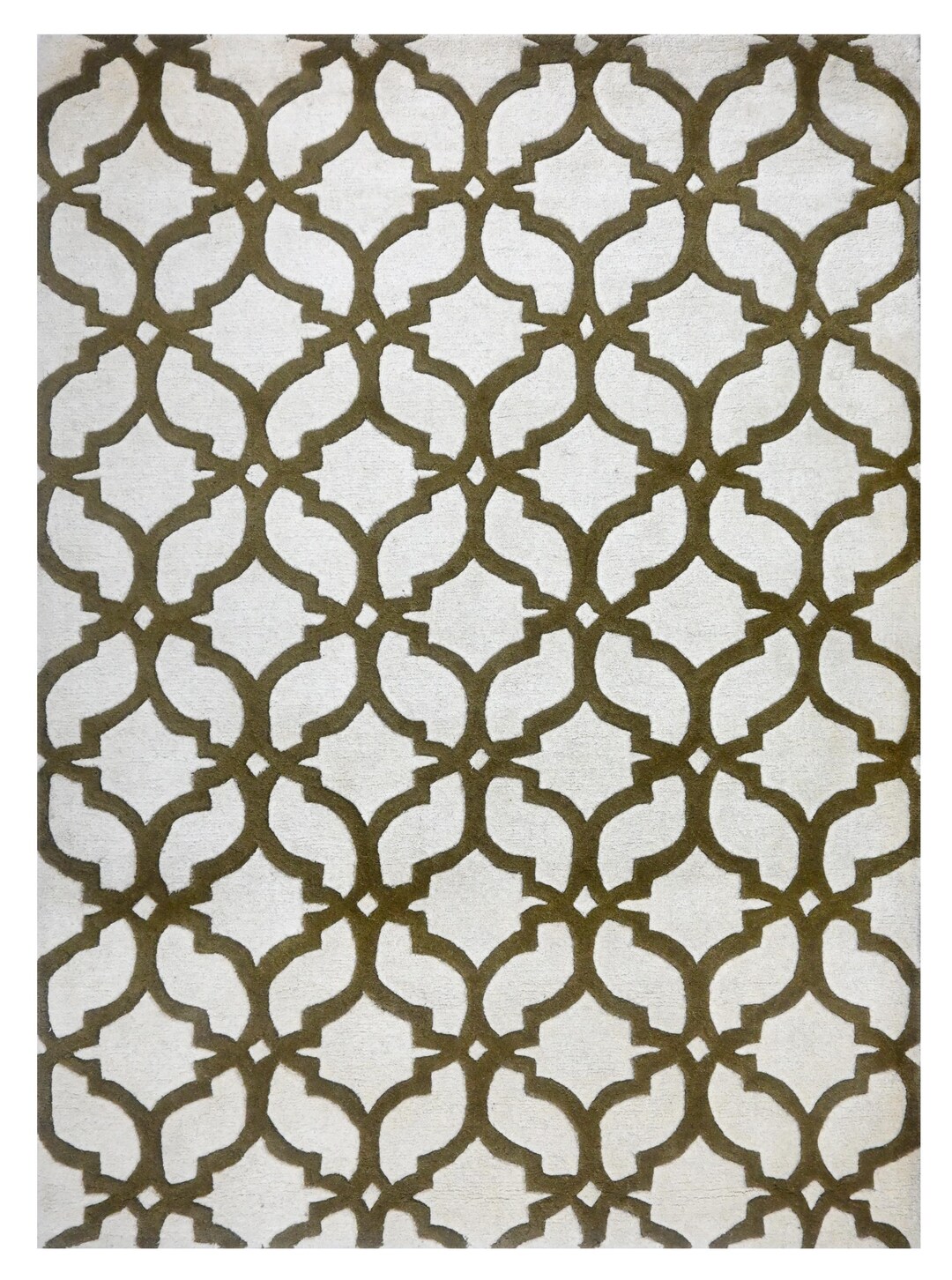 Hand Tufted Modern Geometric Pattern 8x10/9x12 Wool Area Rug for Living ...