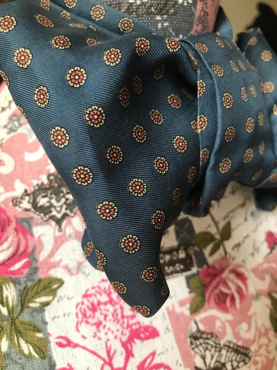 Vintage Mens Yves Saint Laurent Silk Bow Tie Cravat Navy Ysl Etsy Australia