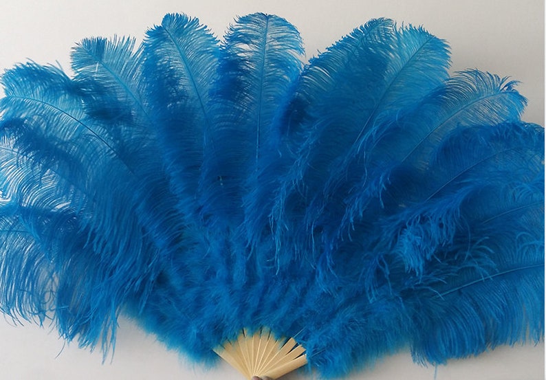 Burlesque fans,Dance Feather Fans,,ostrich feather fans,SIZE:32inchX18inch ,wedding bridal feather hand fans for bridesmaids zdjęcie 8