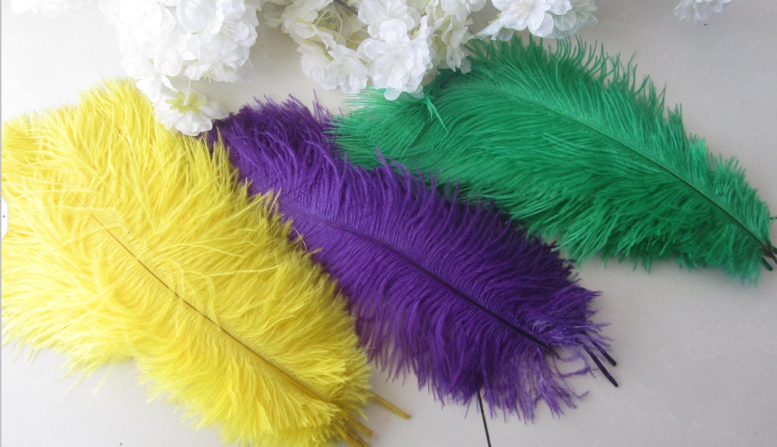 Purple Ostrich Feathers Wholesale/retail 12-14 inch 12 Pieces Discount  Dozen Bulk Wedding Centerpieces and Crafts, arts, stage events decorations  PROMS