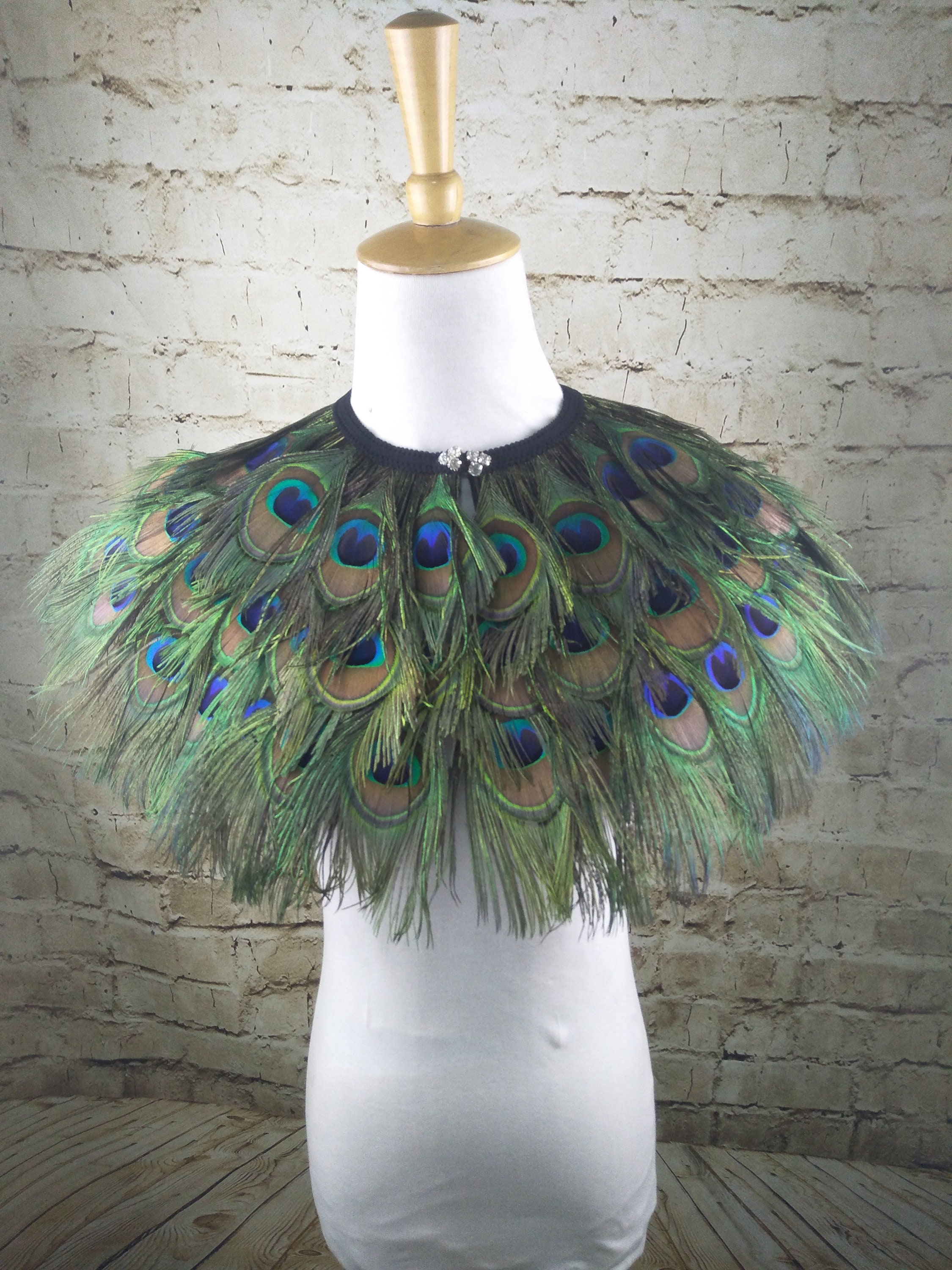 Peacock feather shop coat