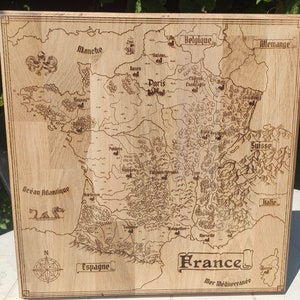 Carte : La France