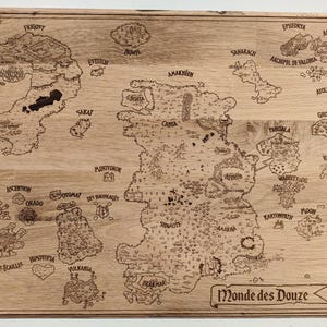 Mapa: El mundo de los doce