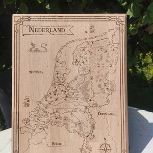 Carte :Pays-Bas (Nederland)