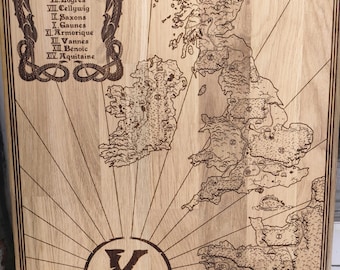 Map: Kaamelott (The Kingdoms of Logres)