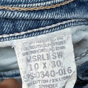 Wrangler 90s Mom High Rise Straight Leg Jeans Blue Denim Vintage Western image 4