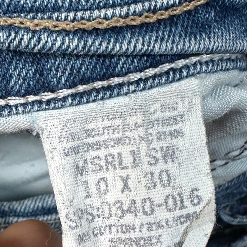 Wrangler 90s Mom High Rise Straight Leg Jeans Blue Denim Vintage Western image 4