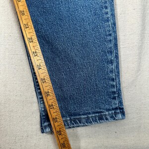 Wrangler 90s Mom High Rise Straight Leg Jeans Blue Denim Vintage Western image 7