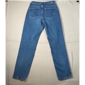 Wrangler 90s Mom High Rise Straight Leg Jeans Blue Denim Vintage Western image 3