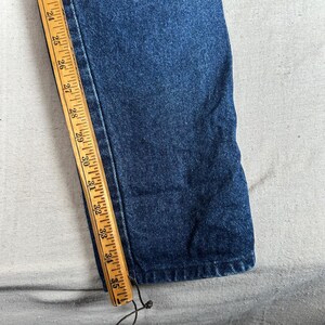 Wrangler Vintage 90s High Rise Pleat Dark Wash Denim Jeans Western Bareback 25 image 7