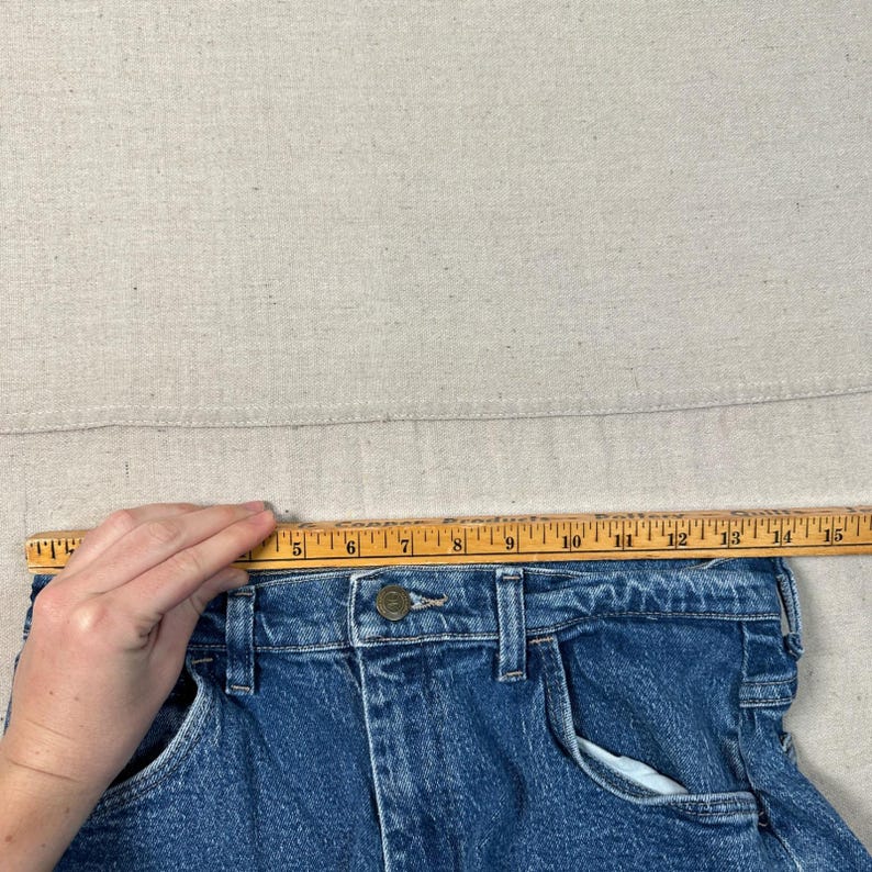 Wrangler 90s Mom High Rise Straight Leg Jeans Blue Denim Vintage Western image 5