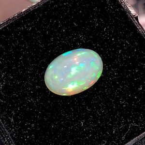 Natural ethopian welo opal in oval shape from ethopia africa