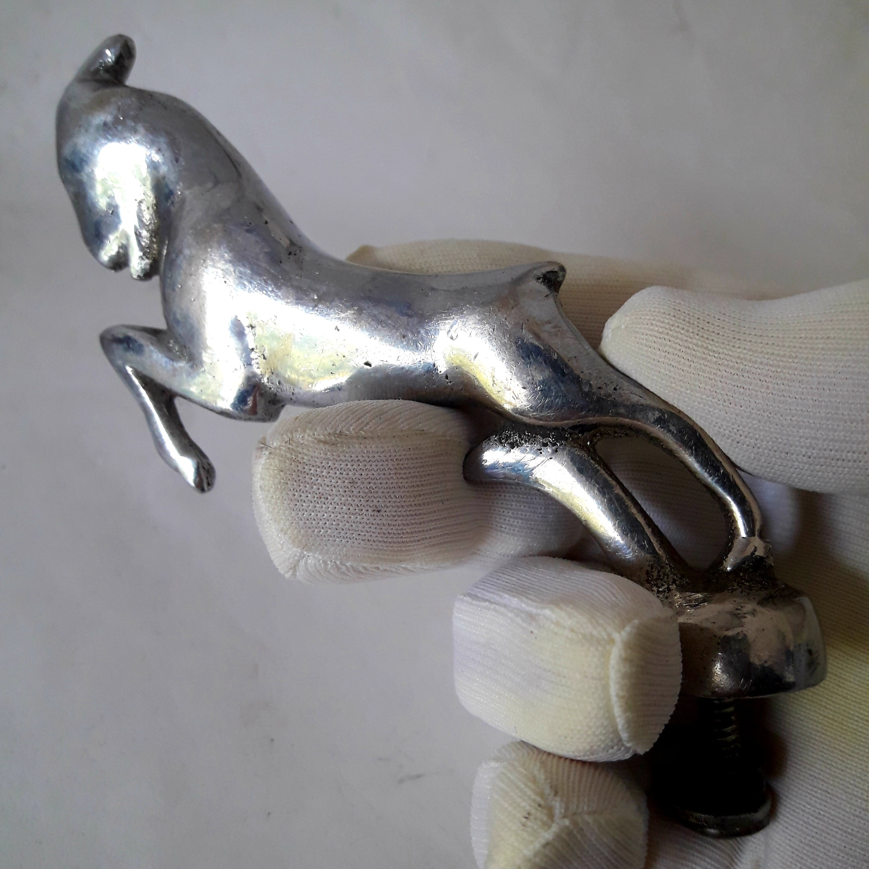 Vintage Unique Mountain Goat Leaping hood ornament. Not Dodge Etsy