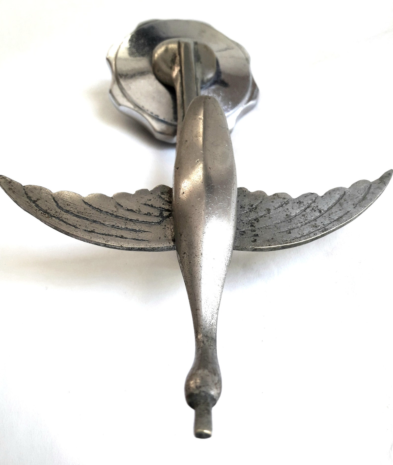 Very Rare Hood Ornament Art Deco Goose Winds OF 20s. BADGE. Etsy