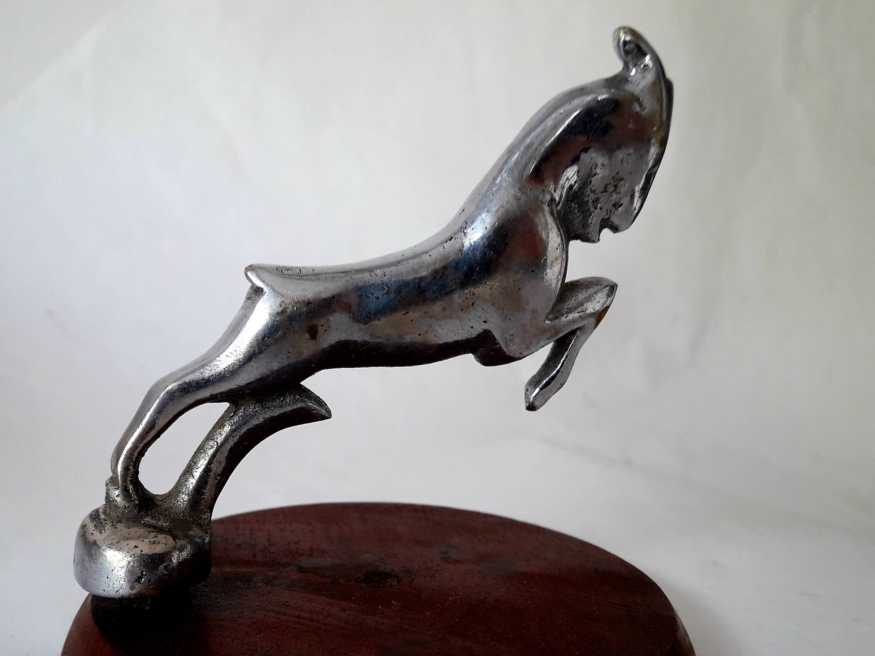 Vintage Unique Mountain Goat Leaping hood ornament. Not Dodge Etsy
