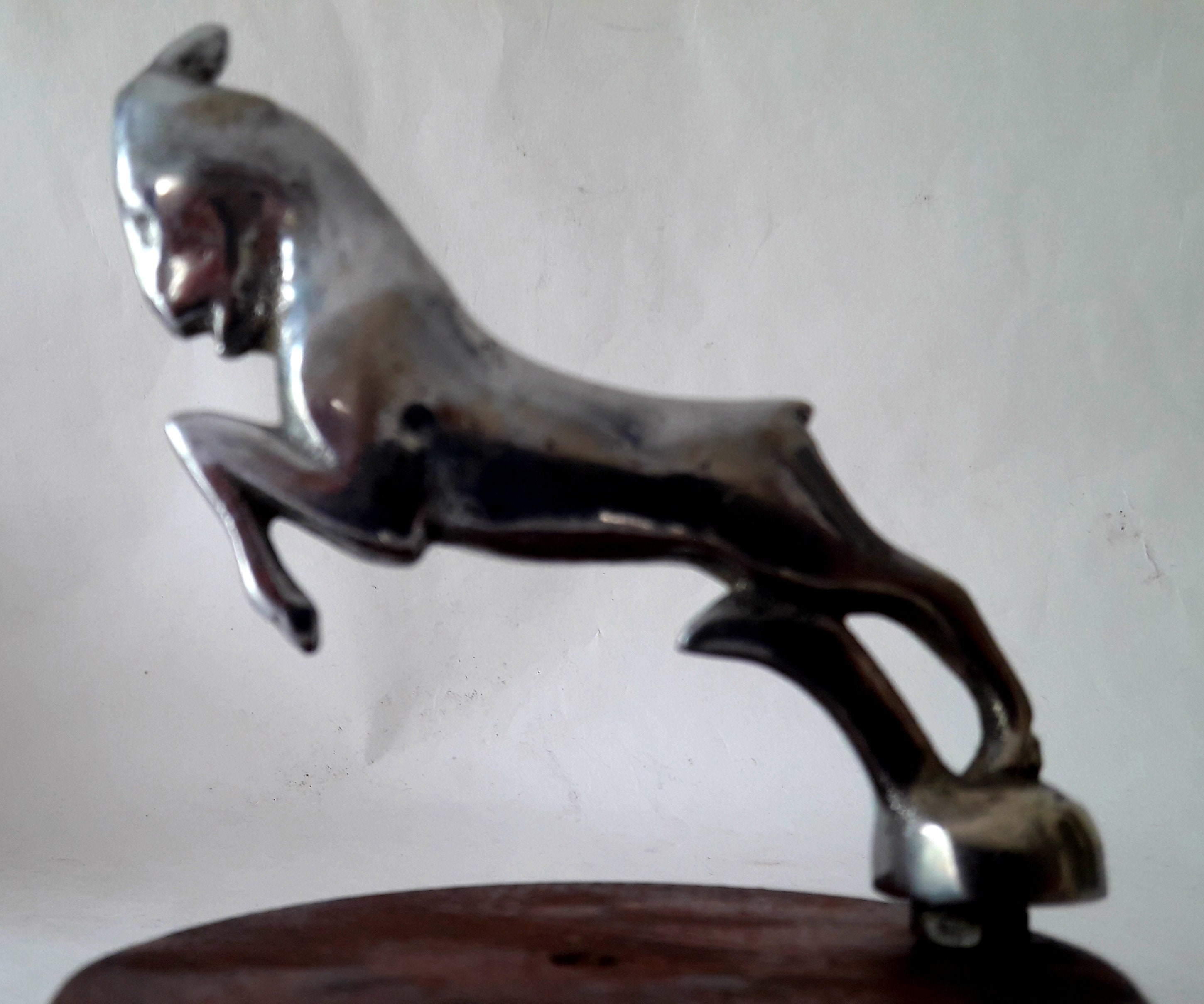 Vintage Unique Mountain Goat Leaping hood ornament. Not Dodge Etsy