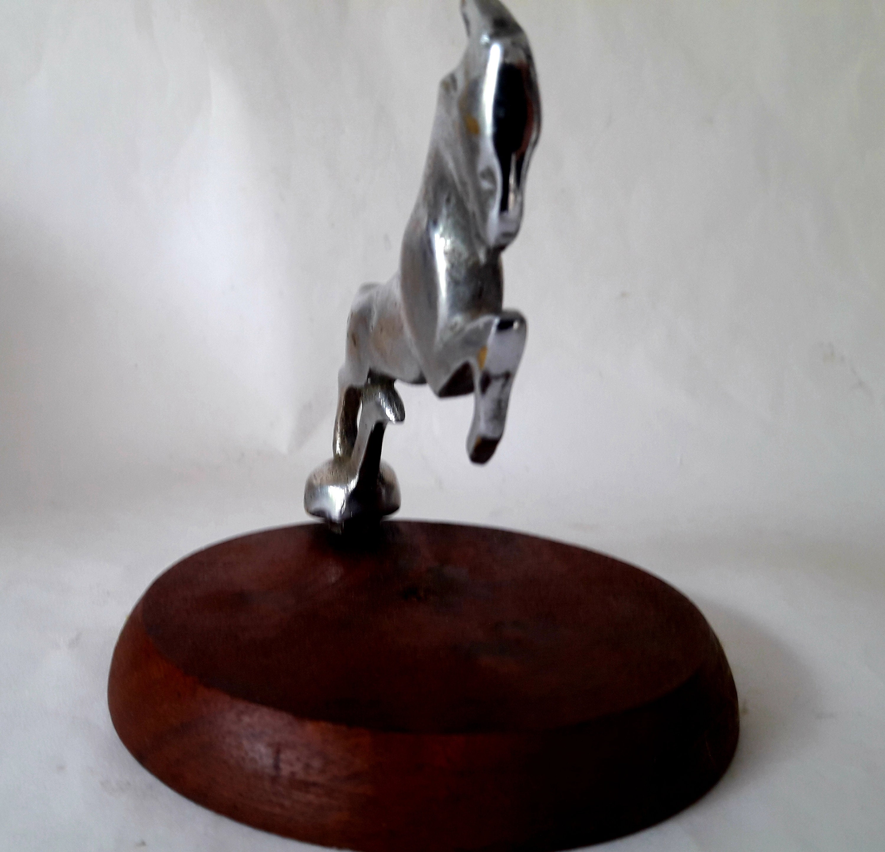 Vintage Unique Mountain Goat Leaping hood ornament. Not Dodge Etsy