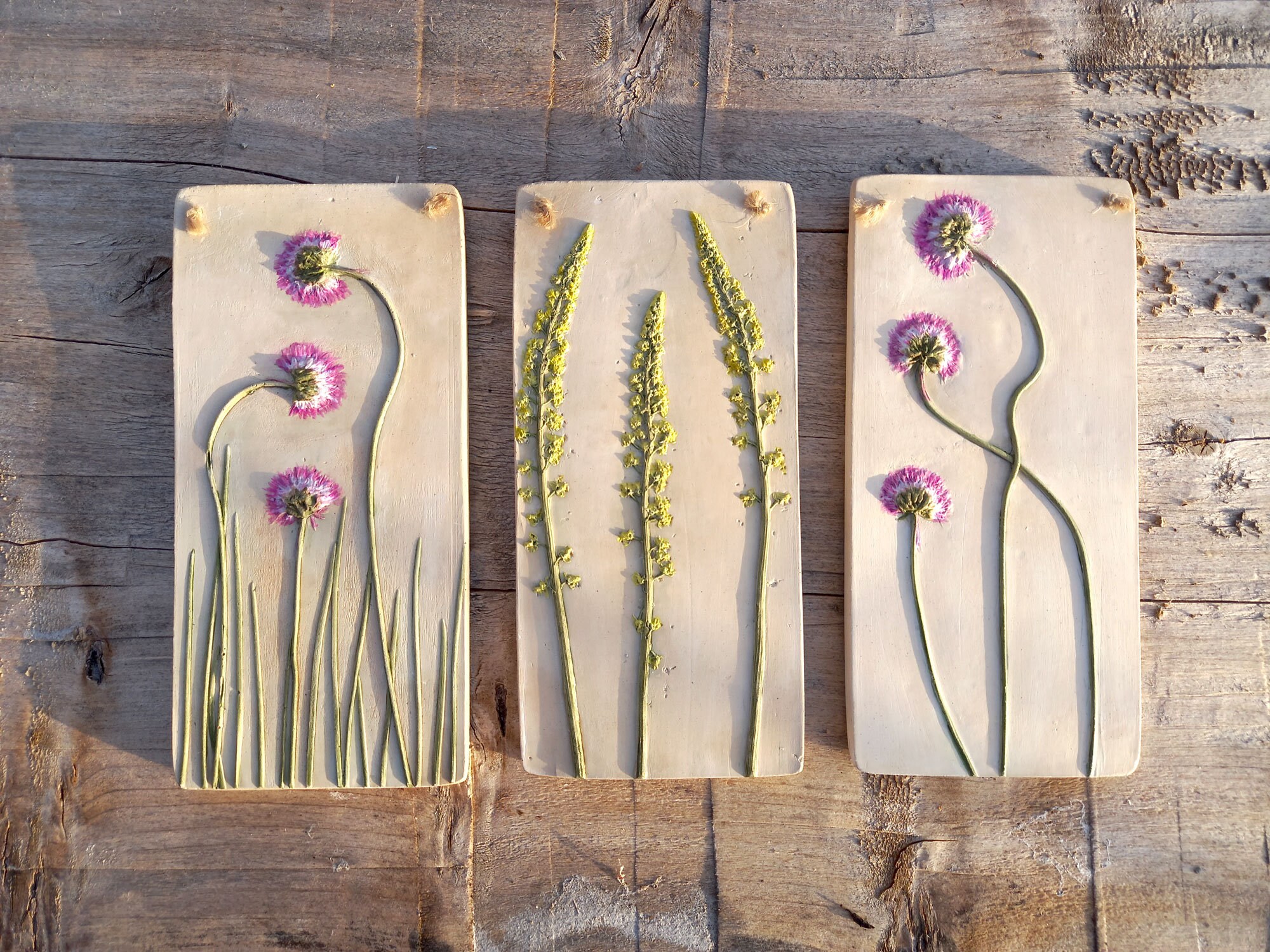 Kitchen wall decor / Painting botanical tile / Botanical wall | Etsy