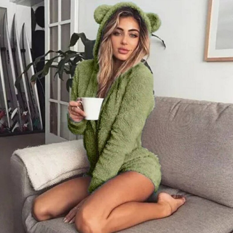 fuzzy onesie pajamas