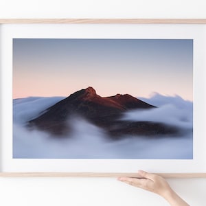 Misty Bearnagh - Mourne Mountain Landscape Photograph