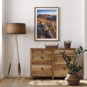 Slieve Corragh Sunset - Mourne Mountain Landscape Photograph
