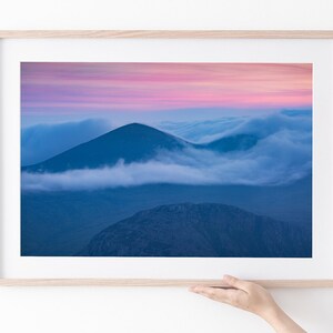 Pink Hour- Mourne Mountain Landscape Photograph