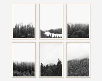Black White Forest Etsy Black White Forest Etsy