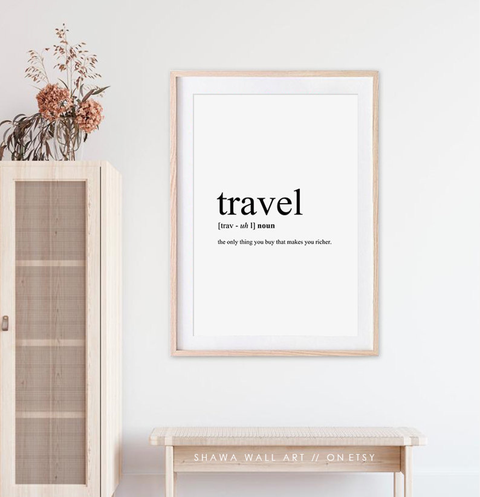 Travel Print Travel Wall Art Quote wall art Travel Etsy