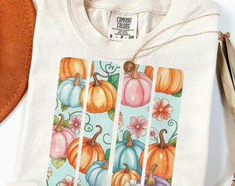 Floral Pumpkin Season PNG: Preppy Fall Sublimation (Digital Download)