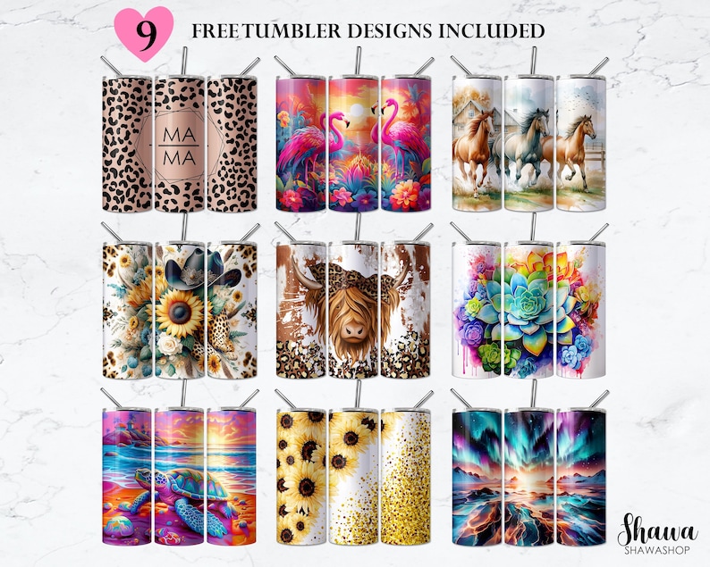 Beach Sunset Palm Tree Tumbler PNG, Summer Ocean Wrap Sublimation Design (Digital Download) image 2