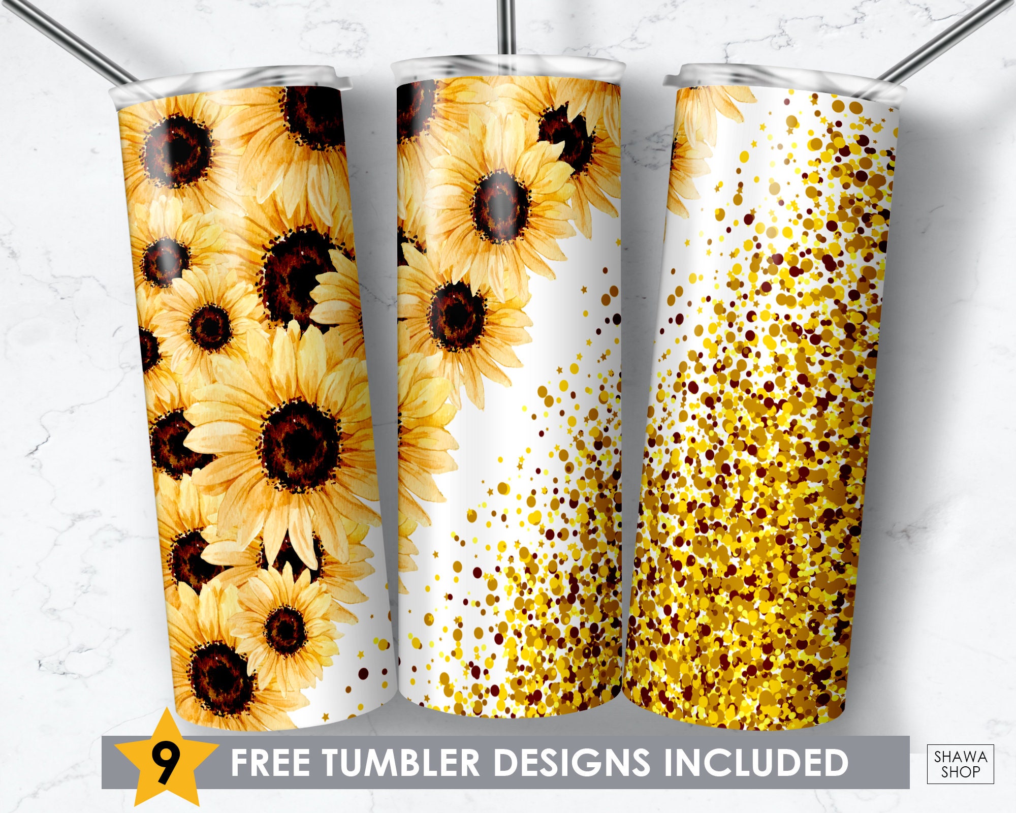 LV Gold and Rainbow Tumbler Sublimation Transfer – Glitter N Glitz