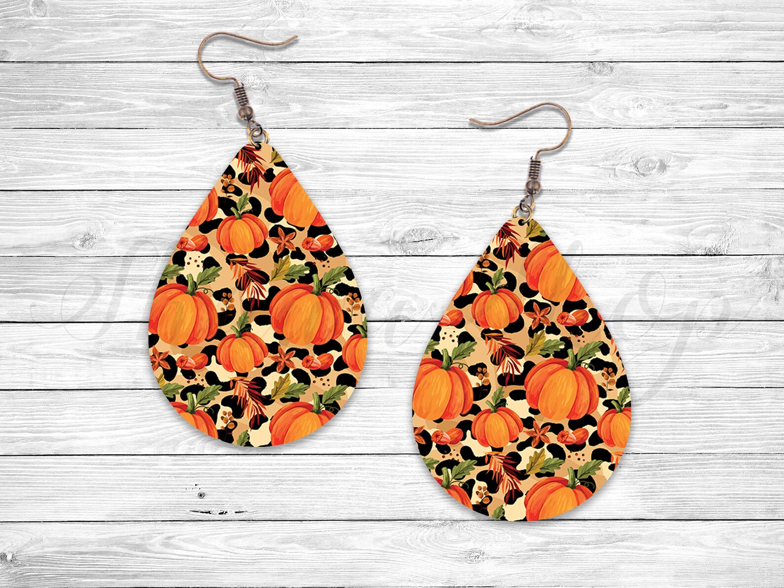 Fall Earrings Autumn Pumpkin Sublimation Earring Designs Etsy
