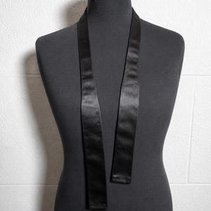Vintage, Black Bow Tie, Formal Sartorial Accessory, Classic Tuxedo, Mid Century Elegance, Timeless Ceremony Piece, Gentleman Style, silk