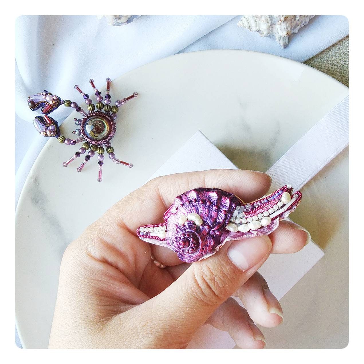 Gift snail brooch cute jewelry modern brooch shawl pin | Etsy