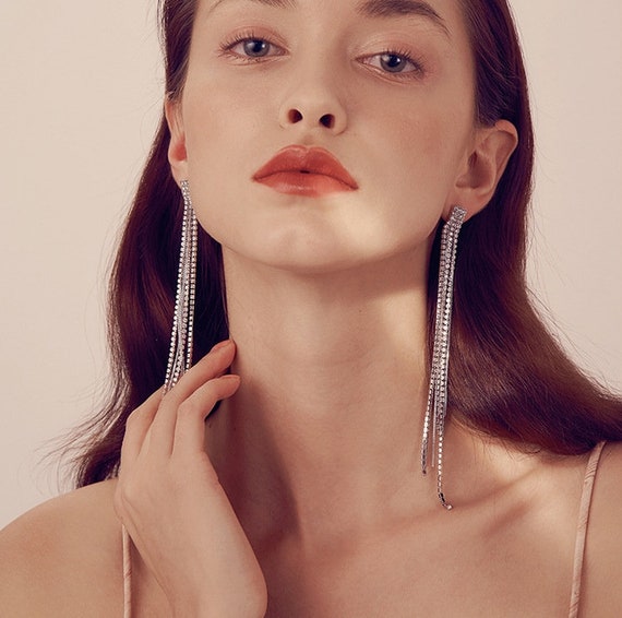 Tassel on sale drop earrings