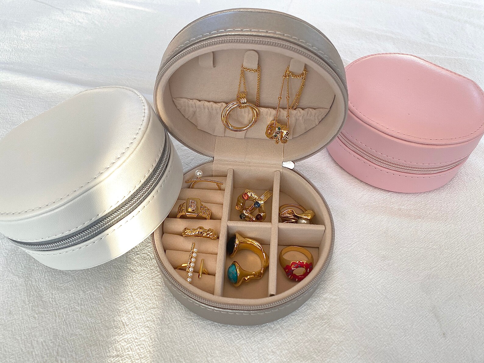 Jewelry Case Ring Boxtravel Jewelry Box Earring Rings Etsy