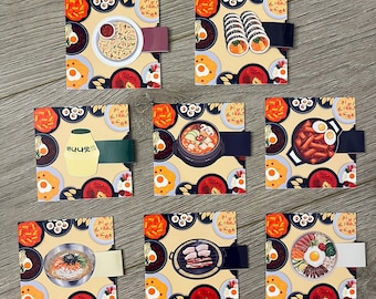 Korean Food Magnetic Bookmarks