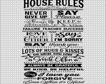 Download Sports House Rules Etsy
