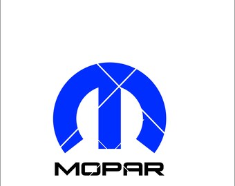 Mopar logo #1 Machine embroidery design \u2013 2 sizes