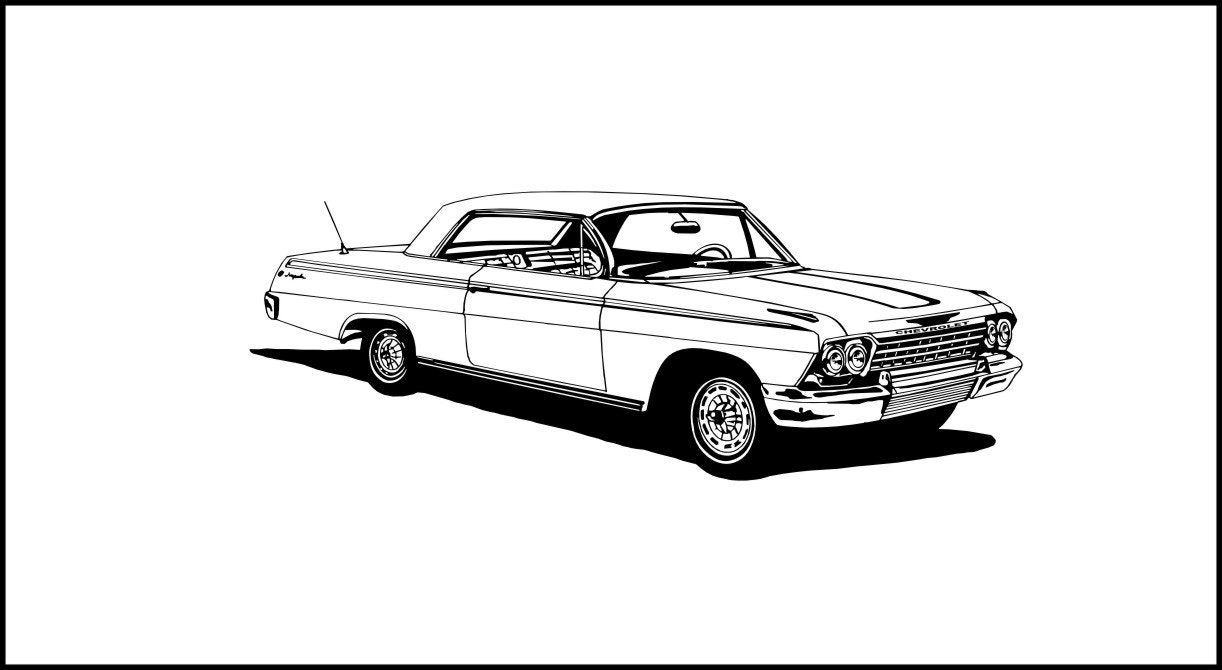 62 chevy impala Old Vehicle Car Antique Show Car Car Show