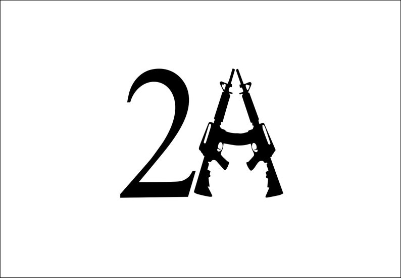 2A 2nd AMENDMENT Protect 2nd Amendment Gun Control AR | Etsy