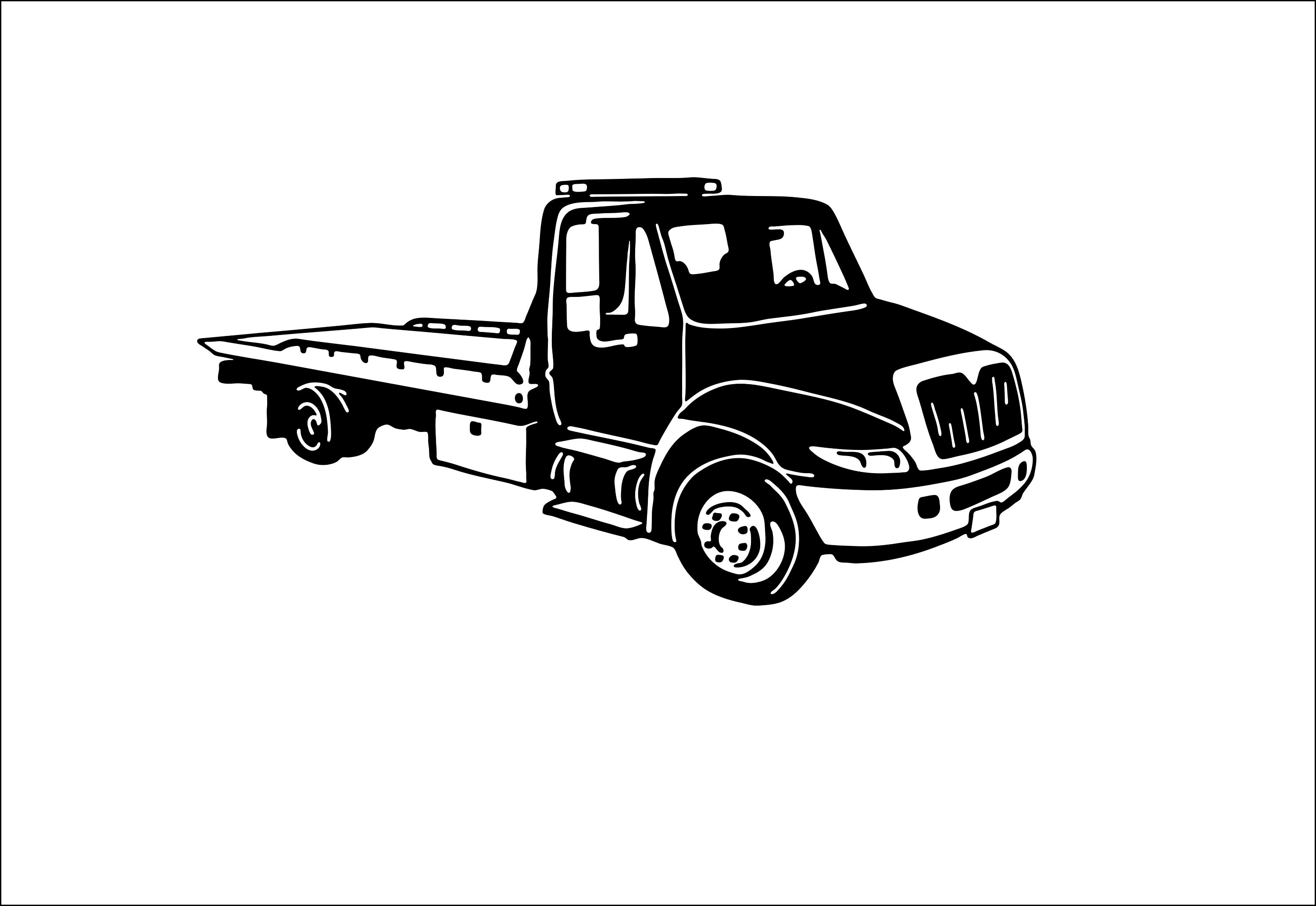 Tow Truck Flat Bed Wrecker Operator Heavy Construction | Etsy