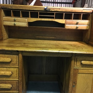 ANTIQUE OAK DESK