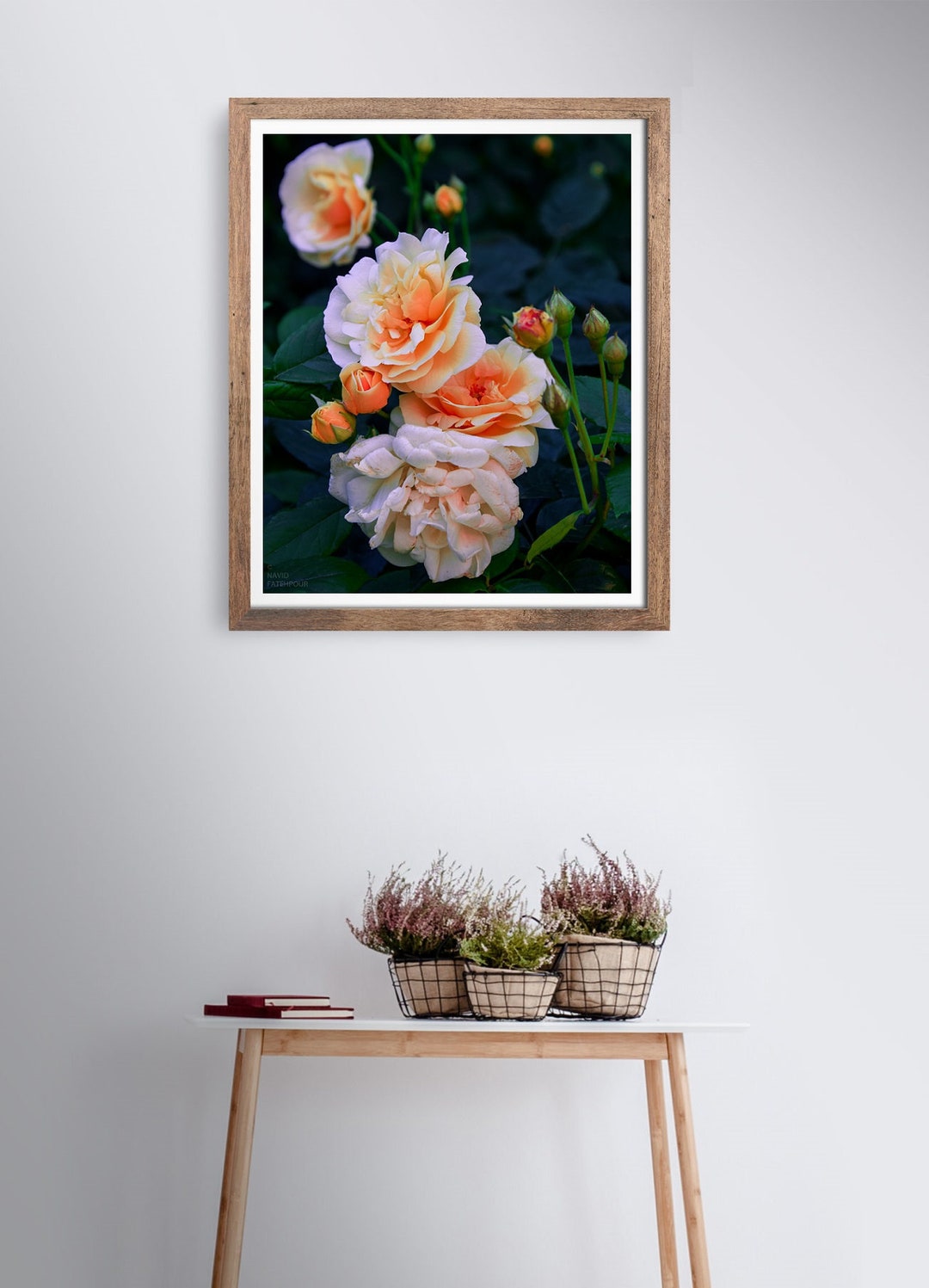 Pink Roses Flower Photography Print, Romantic Floral Wall Art - Etsy