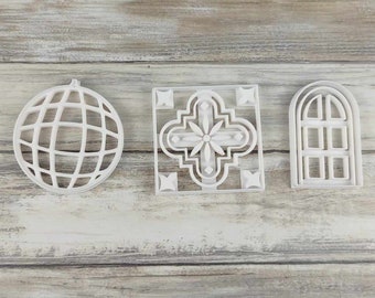 PLA Cookie Cutters "Mama Mia" - Set of 3 unique shapes inspired by ABBA: Disco Ball, Door, Tile (Your choice)