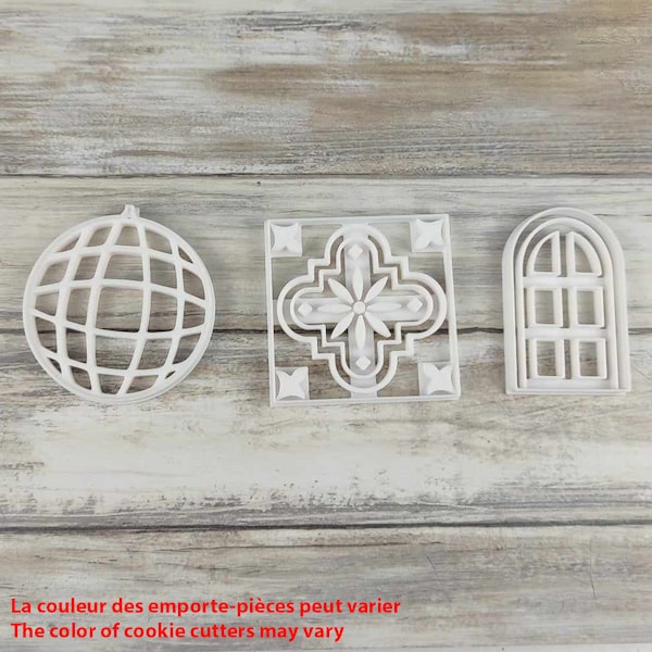 PLA Cookie Cutters "Mama Mia" - Set of 3 unique shapes inspired by ABBA: Disco Ball, Door, Tile (Your choice)